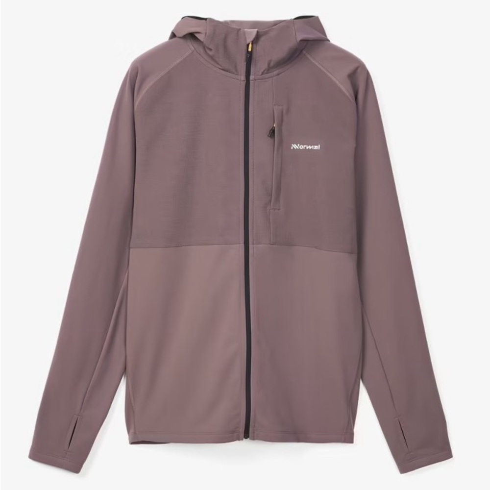 NNORMAL Men's Active Warm Jacket with hood